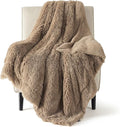 Bedsure GentleSoft Fluffy Light Chocolate Brown Throw Blanket, Brown Decor Cozy Gifts for Women Men, Soft Fuzzy Sherpa Fleece Plush Thick Warm Furry Faux Fur Throw Blanket for Couch, Bed, 50x60-Ruum Studio Home
