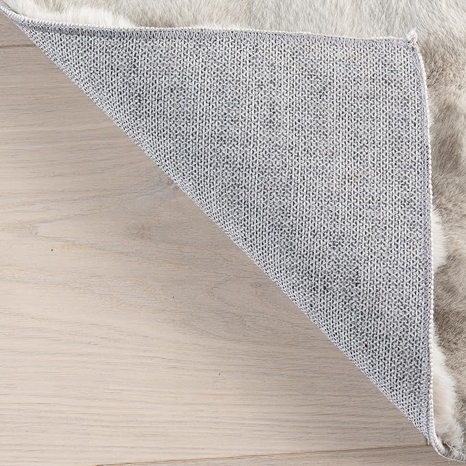 nuLOOM 5' x 8' Cozy Plush Area Rug, Machine Washable, Non-Slip, Soft Fluffy Shag Carpet for Living Room Bedroom Kids Room Nursery Home Decor, Jeni Grey-Ruum Studio Home
