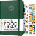 GoGirl Food Journal & Wellness Planner –– Diet & Fitness Diary – Nutrition Journal with Meal, Exercise & Weigh Loss Tracker, A5 (Forest Green)-Ruum Studio Home