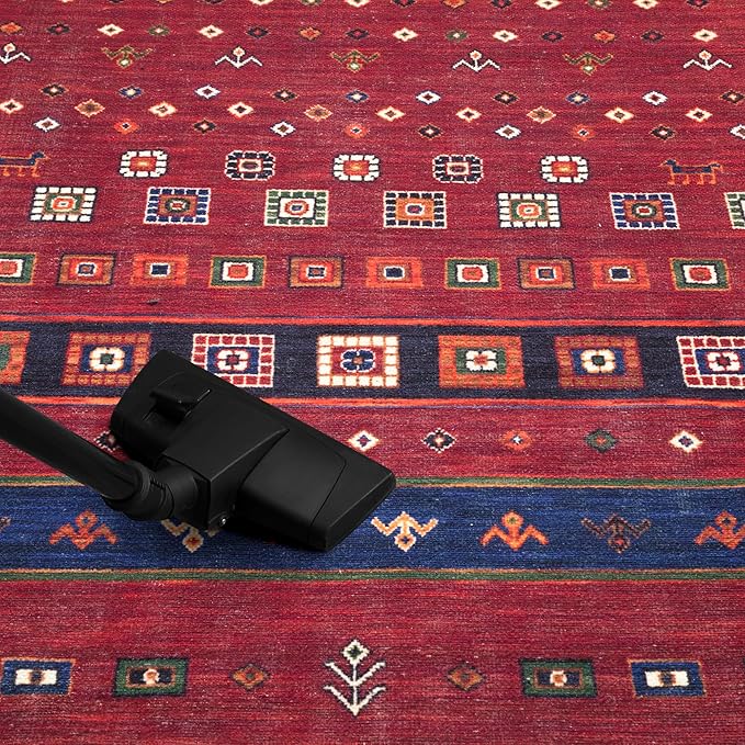 Keen Home Design 2x3 Rug - Machine Washable Entry Rug with Non-Slip Backing, Ideal for Enteryway, Kitchen, Bathroom, Laundry Room - Vintage, Easy Clean, Durable, Low Pile Rug - (2' x 3')-Ruum Studio Home