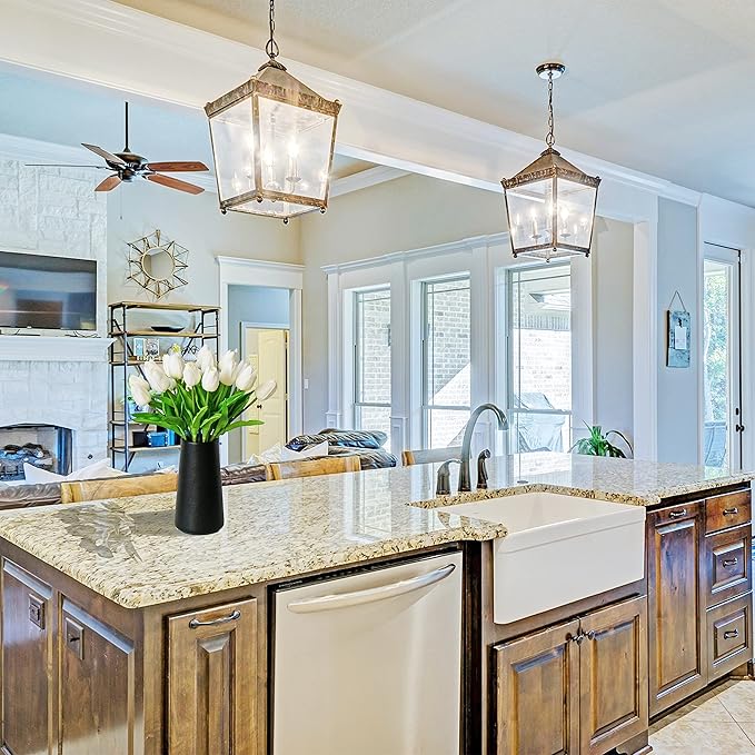 Mandy's Artificial Tulips 20 Stems White PU Faux Flowers for Wedding Home Decor 13.5 Inch-Ruum Studio Home
