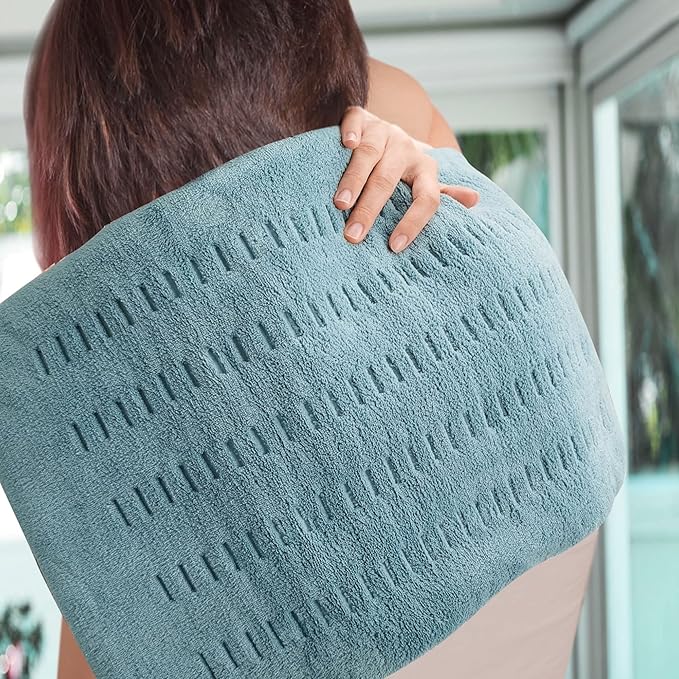 GOQOTOMO Heating Pad Fast-Heating Technology for Back/Waist/Abdomen/Sh-oulder/Neck Pain and Cramps Relief - Moist and Dry Heat Therapy with Auto-Off Hot Heated Pad by-HF-G-Ruum Studio Home
