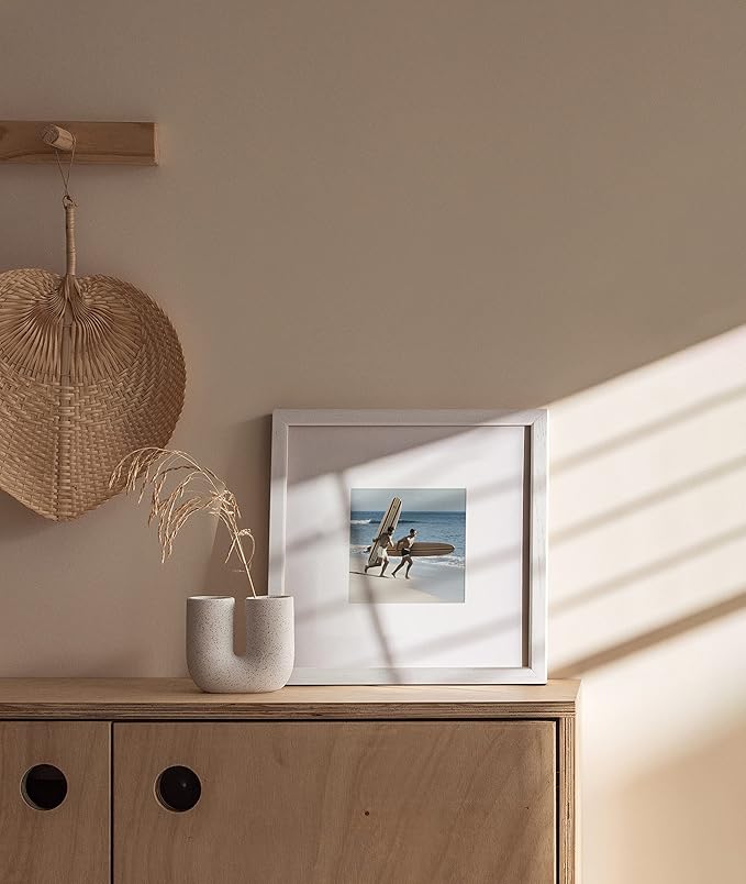 HAUS AND HUES White Square Frame Set of 1-10x10-Ruum Studio Home