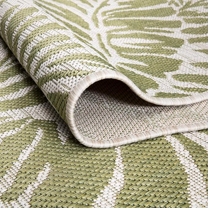Keen Home Design Terrace Outdoor Area Rug - 5x8 Washable Indoor/Outdoor Rug for Patio, Kitchen, Balcony, Beach, Garden, Deck and Porch, Size: 5'3"x7'7"-Ruum Studio Home