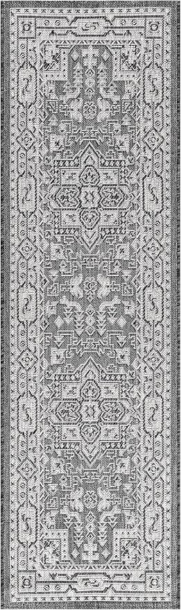 Keen Home Design Terrace Outdoor Runner Rug - 2x12 Washable Indoor/Outdoor Rug for Patio, Kitchen, Balcony, Beach, Garden, Deck and Porch, Size: 2'2"x11'10"-Ruum Studio Home
