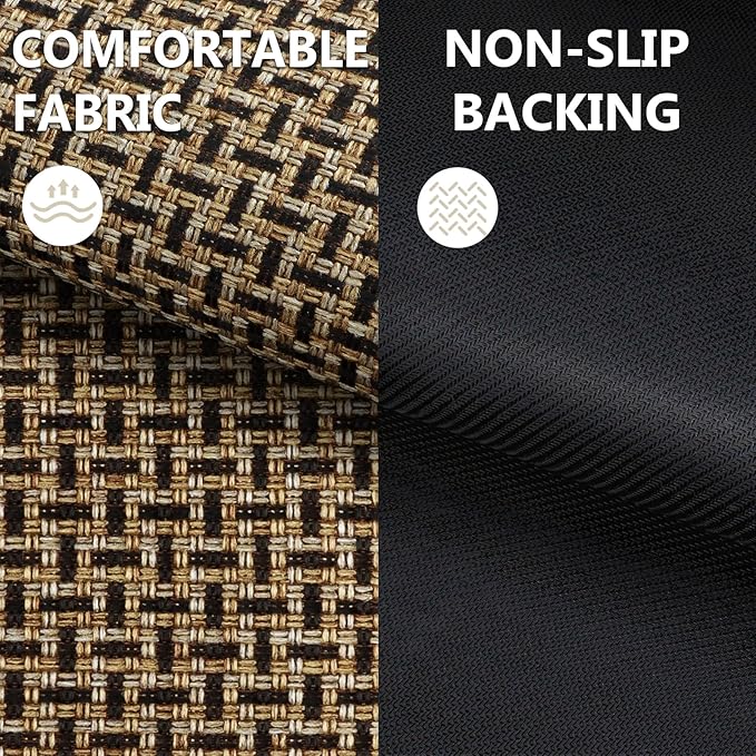 LEKEEPGO Door Mat Indoor Entrance 36"x59", Absorbent Indoor Door Mat Large, Non Slip Rubber Backing Inside Door Mats, Washable Floor Mat, Low-Profile Doormat for Front Door, Entryway, Entrance, Black-Ruum Studio Home