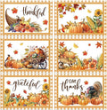 Thanksgiving Placemats Set of 6 Thanksgiving Day Plastic Table Mats Welcome Fall Place Mats Washable Vinyl Rustic Holiday Table Decoration for Indoor Outdoor Autumn Party Kitchen Dining-Ruum Studio Home