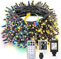 Dazzle Bright 100FT 300 LED Color Changing Christmas Lights, 2 in 1 Warm White & Multi Waterproof Christmas String Lights with Remote 11 Functions Christmas Decorations for Indoor Outdoor-Ruum Studio Home