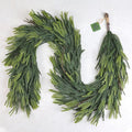 Christmas Decorations – 6FT Artificial Norfolk Pine Greenery Garland, Real Touch Christmas Garland for Mantel, Staircase, Fireplace, Front Door, Indoor & Outdoor Holiday Decor (1, 6FT)-Ruum Studio Home