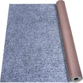 Marine Carpet,6 FT x 10 FT Blue-Gray Indoor Outdoor Carpet 0.2" Thick Boat Carpet with Water-Proof TPE Backing, Non-Slide Outdoor Marine Carpet Roll for Home, Patio, Porch, Deck-Ruum Studio Home