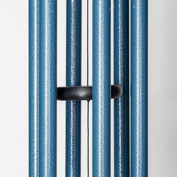 Corinthian Bells by Wind River - 36 inch Sky Blue Wind Chime for Patio, Backyard, Garden, and Outdoor Decor (Aluminum Chime) Made in The USA-Ruum Studio Home