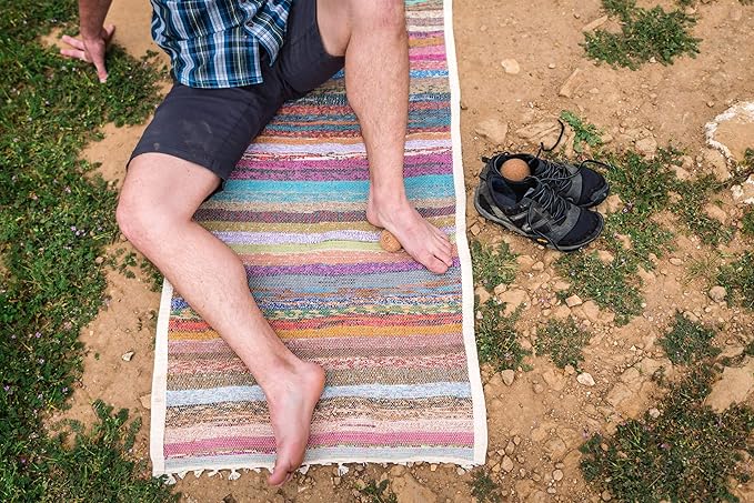 Travel Cork Massage Ball | Lightweight, Sustainable Alternative to Lacrosse Ball for Muscle Pain Relief (1.9 Inch (Pack of 1), Sanded Cork)-Ruum Studio Home