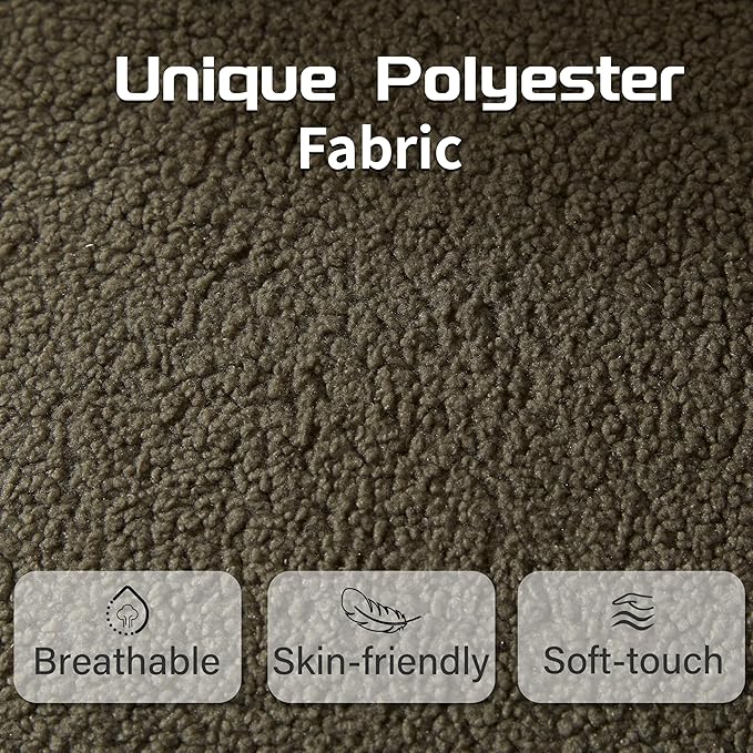 VKNOW Accent Chair Living Room Chair Set of 2, Modern Upholstered Armchair with Solid Wood Legs, Comfy Barrel Arm Chairs for Living Room Bedroom, Sage Green-Ruum Studio Home