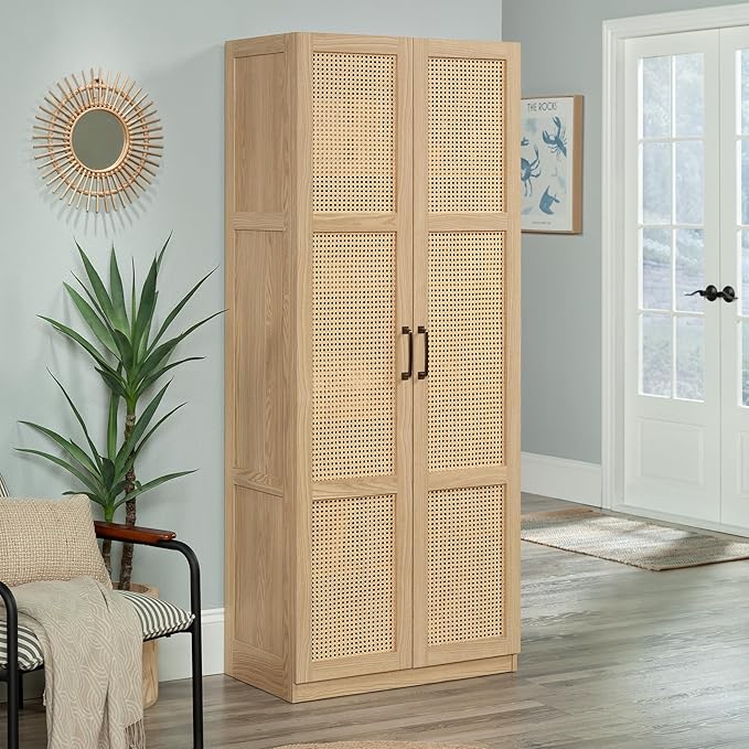 Sauder Miscellaneous Storage Cabinet, Harmony Ash Finish-Ruum Studio Home