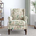 Lumibee High Back Accent Chair, Armchair in Fabric,Comfy Upholstered Wingback Single Sofa Reading Chair with Solid Wood Legs for Living Room,Bedroom,Office-Bird-Ruum Studio Home