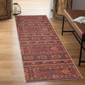 Keen Home Design 2x7 Rug - Machine Washable Runner Rug with Non-Slip Backing, Ideal for Hallway, Entryway, Kitchen, Laundry Room - Vintage, Easy Clean, Durable, Low Pile Rug - (2'6" x 7')-Ruum Studio Home
