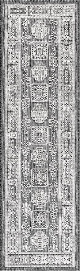 Keen Home Design Terrace Outdoor Runner Rug - 2x10 Washable Indoor/Outdoor Rug for Patio, Kitchen, Balcony, Beach, Garden, Deck and Porch, Size: 2'2"x9'11"-Ruum Studio Home