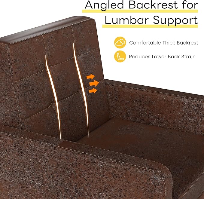 Kromax Mid-Century Modern Accent Chair Set of 2 for Living Room, 496 Lb. Weight Capacity, Dual Armrests, Comfy Extra Large Seat, Timeless Style Perfect for Reading & Relaxing, Bronze-Ruum Studio Home