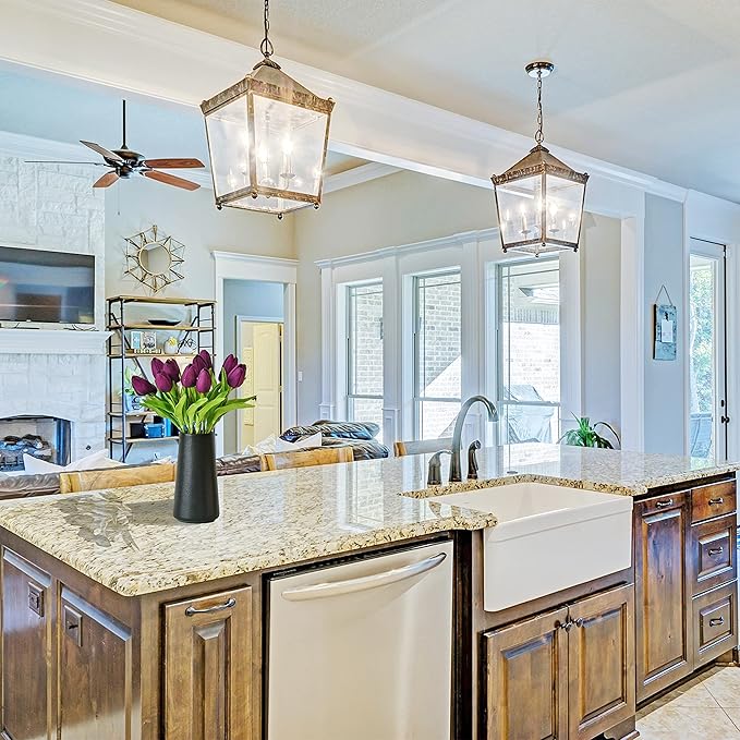 Mandy's Artificial Tulips 20 Stems Grape Purple PU Faux Flowers for Wedding Home Decor 13.5 Inch-Ruum Studio Home