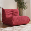 Bean Bag Chair, Fireside Chair Bean Bag Sofa Large Bean Bag Chair for Adults, Bean Bag Chairs for Teens with High Density Comfortable Foam, Memory Foam Bean Bag for Living Room, Bedroom (Red)-Ruum Studio Home