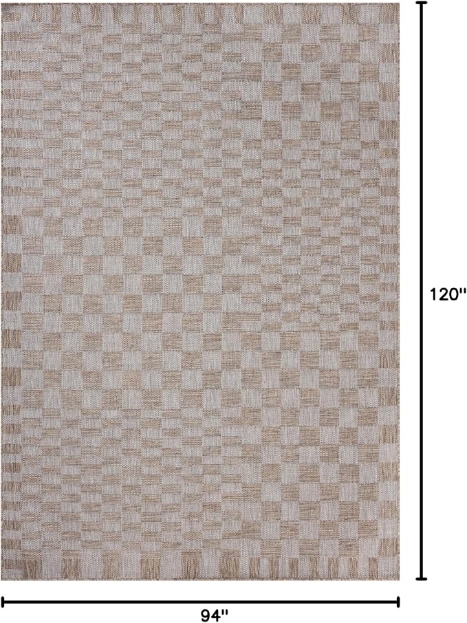 Loloi Amber Lewis Topanga Collection TOP-03 Natural/Dove 7'-10" x 10' Indoor/Outdoor Area Rug-Ruum Studio Home
