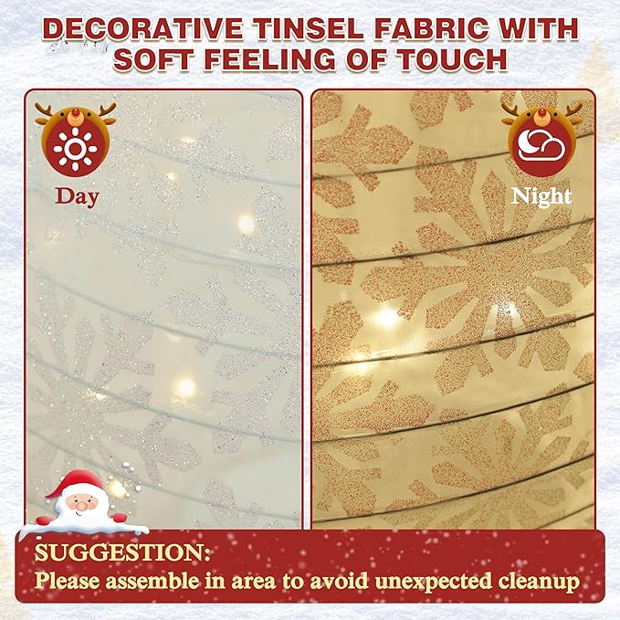 4FT Pop-Up Snowman Family, Pre-Lit Holiday Decoration Sign with 270 LED Lights, Customized Placement Holiday Display for Indoor, Outdoor-Ruum Studio Home