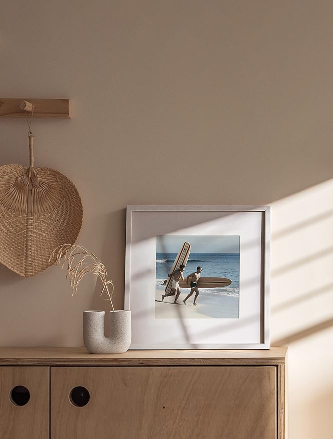 HAUS AND HUES White Square Frame Set of 1-12x12-Ruum Studio Home