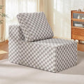 Single Sofa 1 Seat Couch with Deep Seat Memory Foam Cloud Chair with Pillows Large Sofa with L Shape for Living Room Bedroom (Plush Grey, Single)-Ruum Studio Home