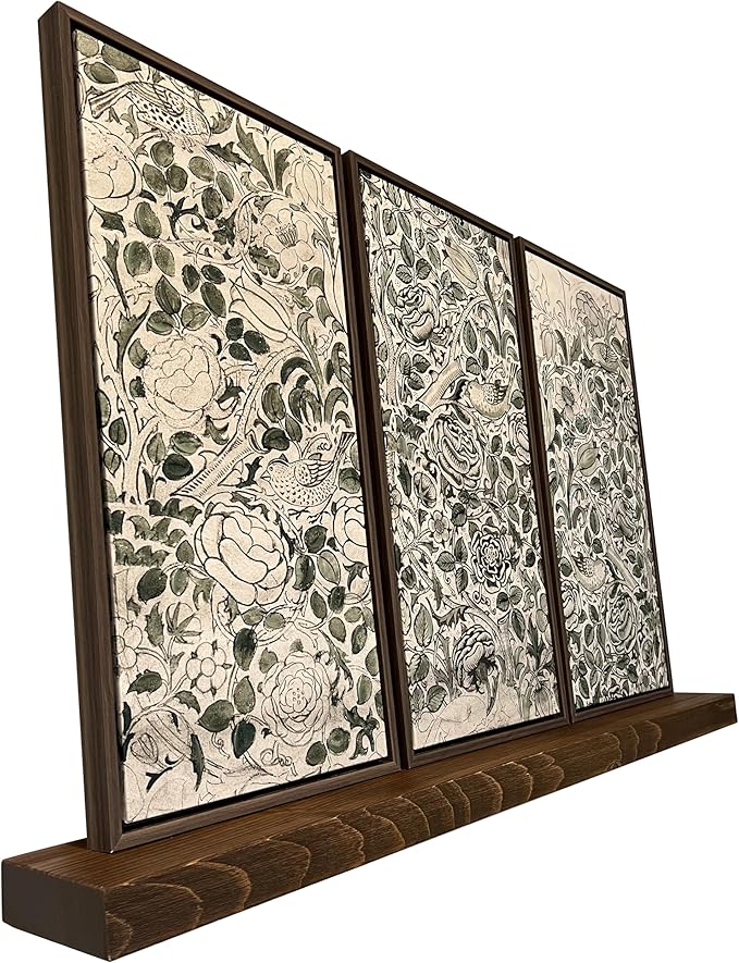 joelsantiques 60 Inch Wooden Floating Shelves for Wall - 60x6x2 in - Made of Natural Wood - Long Heavy Duty Rustic Wall Shelves for Bedroom - Perfect for Living Room, Kitchen - Medium Brown-Ruum Studio Home