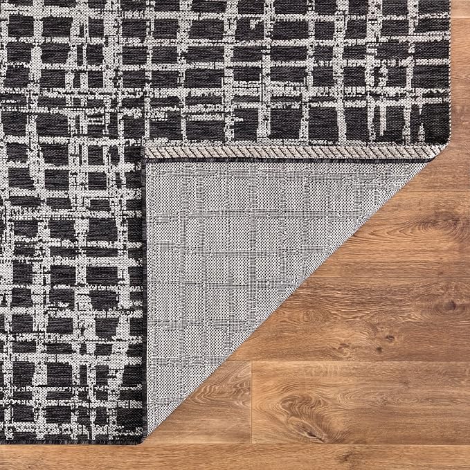 Keen Home Design Outdoor Runner Rug - 2x10 Washable Indoor/Outdoor Rug for Patio, Balcony, Kitchen, Garden, Beach, Deck and Porch. Size: 2'2" x 9'11"-Ruum Studio Home