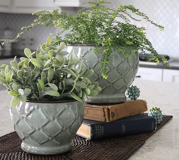 8" Lattice - Spearmint-Ruum Studio Home