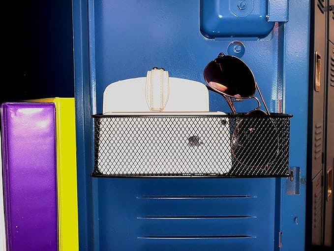 Magnetic Baskets Magnetic Organizer and Holder for Locker or Refrigerator - Pen Holders or Storage Bins for Office and Home (1)-Ruum Studio Home