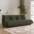 Big Bean Bag Chairs for Adults, 3 Seater Large Floor Sofa (Green)-Ruum Studio Home