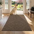 COSY HOMEER-Door-Mat-Non-Slip-Entryway-Rug 36”x60” Absorbent Welcome Mats Washable Dirt Trapper Door Mat Entrance Floor Mats for Front Back Doormats and Wet Shoes,Brown-Ruum Studio Home
