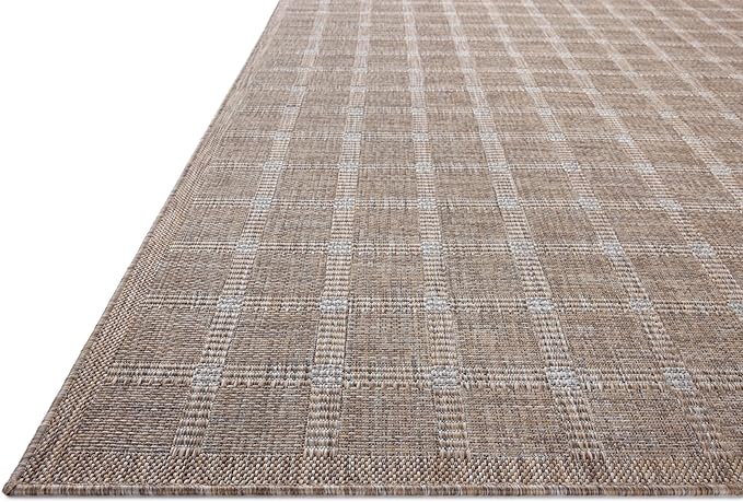 Loloi Amber Lewis Topanga Collection TOP-01 Natural/Bone 3'-11" x 5'-11" Indoor/Outdoor Accent Rug-Ruum Studio Home