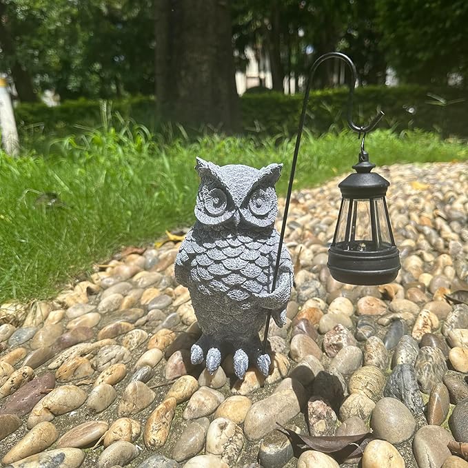Outdoor owl Statue Garden Decor Lawn Decoration-Ruum Studio Home