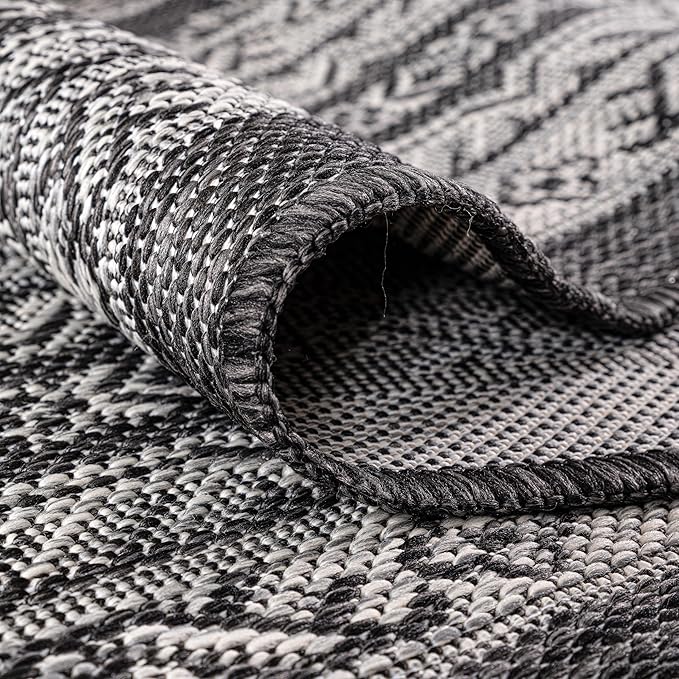 Keen Home Design Terrace Outdoor Area Rug - 8x10 Washable Indoor/Outdoor Rug for Patio, Kitchen, Balcony, Beach, Garden, Deck and Porch, Size: 7'7"x10'-Ruum Studio Home