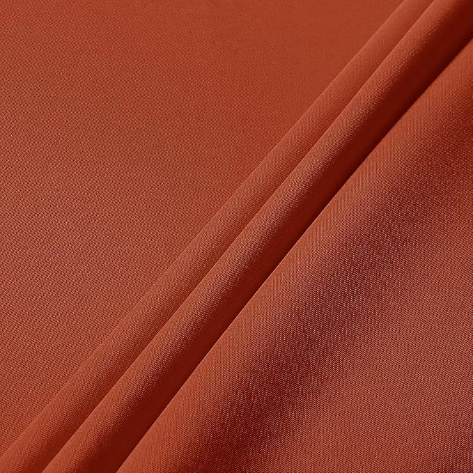sancua Fall Tablecloth for 6 Foot Tables, 60 x 102 Inch Burnt Orange - Stain and Wrinkle Resistant Rectangle Table Cloth, Fabric Thanksgiving Table Cover for Dining Buffet Parties, Rust Pumpkin Orange-Ruum Studio Home