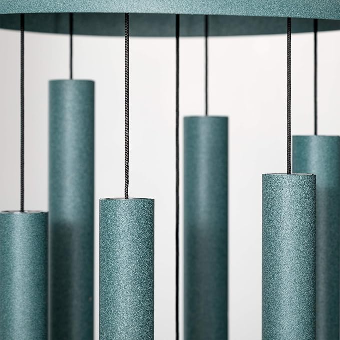 Corinthian Bells by Wind River - 36 inch Patina Green Wind Chime for Patio, Backyard, Garden, and Outdoor Decor (Aluminum Chime) Made in The USA-Ruum Studio Home