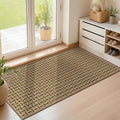 LEKEEPGO Door Mat Indoor Entrance 24"x47", Absorbent Indoor Door Mat Large, Non Slip Rubber Backing Inside Door Mats, Washable Floor Mat, Low-Profile Doormat for Front Door, Entryway, Entrance, Brown-Ruum Studio Home
