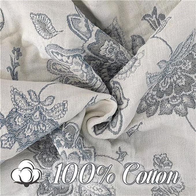 MSGKV Throw Blanket 100% Cotton Blankets Stitch Blanket,Versatile Knit Woven Super Soft Warm & Decorative Blankets for Chair Bed Sofa Couch and Bedroom Living Room,60''Wx 80''L-Ruum Studio Home