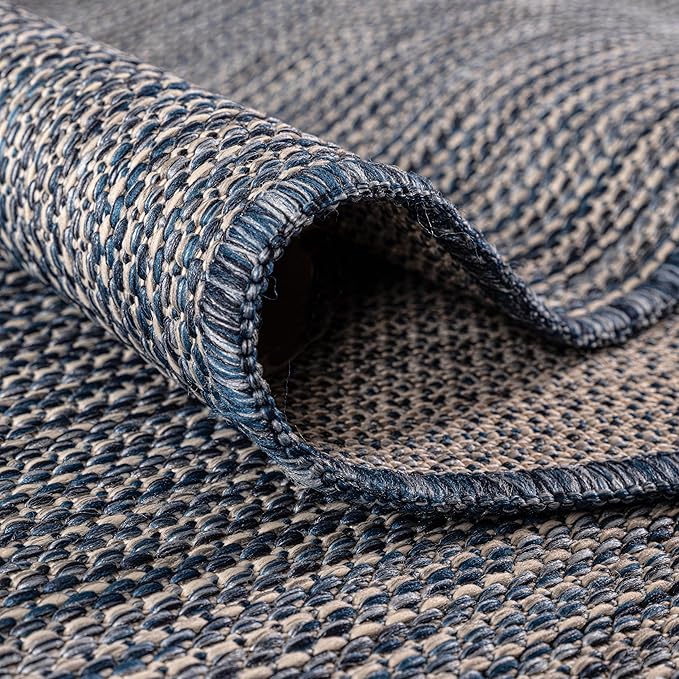 Keen Home Design Terrace Outdoor Area Rug - 5x8 Washable Indoor/Outdoor Rug for Patio, Kitchen, Balcony, Beach, Garden, Deck and Porch, Size: 5'3"x7'7"-Ruum Studio Home