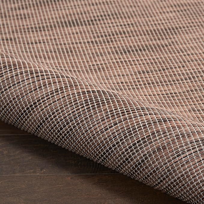 Nourison Positano Indoor-Outdoor Natural 9' x 12' Area Rug, Easy Cleaning, Non Shedding, Bed Room, Living Room, Dining Room, Backyard, Deck, Patio (9x12)-Ruum Studio Home