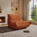 Bean Bag Chair, Oversized Bean Bag Chair for Living Room, Fireside Chair for Adults with Memory Foam Filled, Big Accent Sofa Lounge Floor Sofa for Gaming, Reading, Relax, No Assembly Required(Orange)-Ruum Studio Home