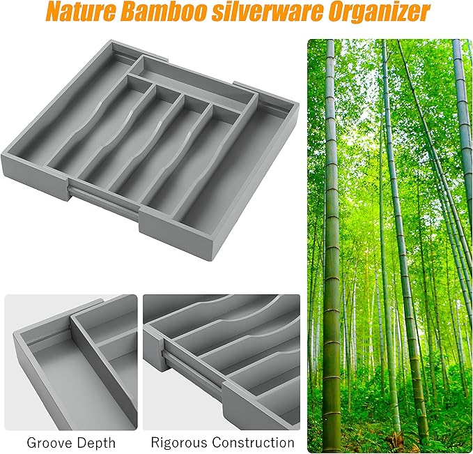 Kitchen Silverware Drawer Organizer and Storage Best Grandpa Grandfather Elder Men Father Day Grandparents Great Papaw Peepaw Grampy Pawpaw Granddad Happy Birthday Christmas Xmas Unique Cool Gifts-Ruum Studio Home