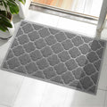Door Mat Outdoor, 29x17, Welcome Mats for Entryway, Front Doormat for Home Entrance, Patio, Garage, High Traffic Areas, Indoor Floor Mat, Durable, Non-Slip, Catches Muddy and Dirt(Grey)-Ruum Studio Home