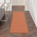 Nourison Home Home Positano 6' Runner Fabric Terracotta Area Rug-Ruum Studio Home