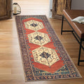 Keen Home Design 2x10 Rug - Machine Washable Runner with Non-Slip Backing, Ideal for Hallway, Entryway, Kitchen, Laundry Room - Vintage, Easy Clean, Durable, Low Pile Rug - (2'6" x 10')-Ruum Studio Home