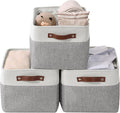 DECOMOMO Storage Baskets for Shelves - Fabric Closet Organizers and Storage Bins, Perfect Baskets for Organizing Closet Toys Nursery (Grey and White, XL - 3 Pack)-Ruum Studio Home