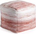 Anji Mountain 20"x20"x20" Handmade & Handcrafted Ottoman Pouf Comfortable Pouf Ottoman Foot Rest & Home Décor Accent for Living Room, Bedroom, Nursery, Kids Room, Patio-Ruum Studio Home